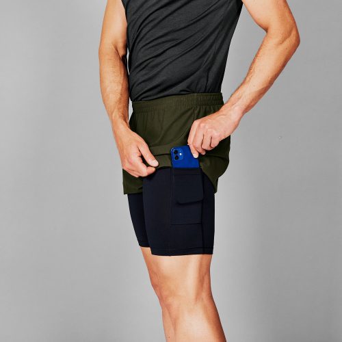 2 in 1 Pace Shorts 5 SHORTS XMRSH20c301 301 GREEN 2