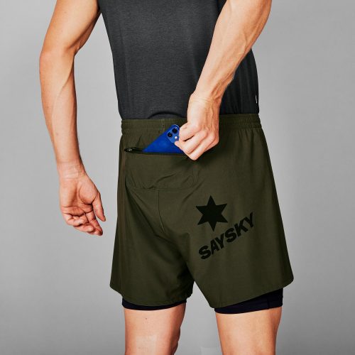 2 in 1 Pace Shorts 5 SHORTS XMRSH20c301 301 GREEN 4