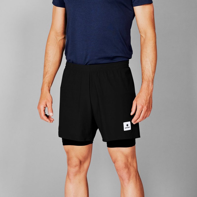 SAYSKY 2 in 1 Pace Shorts 5'' SHORTS 901 - BLACK