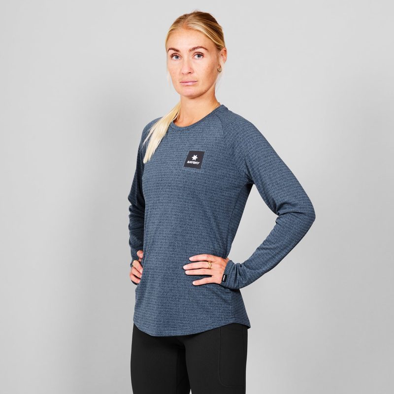 SAYSKY Blaze Long Sleeve Fleece FLEECE 2009 - BLUE MELANGE