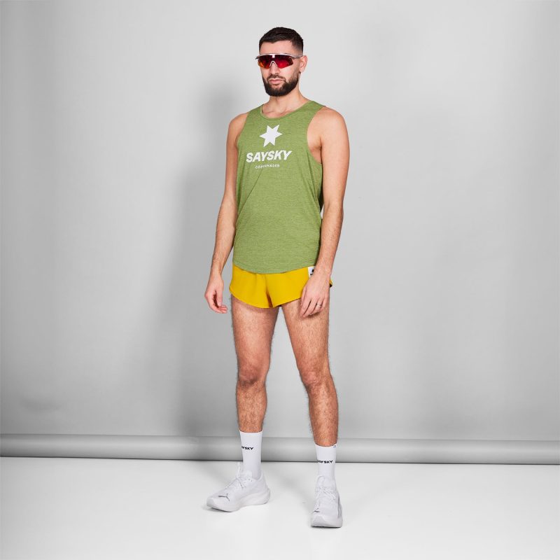 Logo Combat Pro Singlet SINGLETS NMRSI30c3009 3009 GREEN MELANGE 1