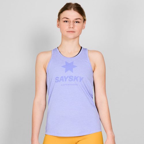 SAYSKY Logo Combat Pro Singlet SINGLETS 7008 - PURPLE MELANGE