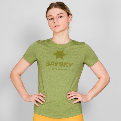 SAYSKY Logo Combat Pro T-shirt T-SHIRTS 3009 - GREEN MELANGE