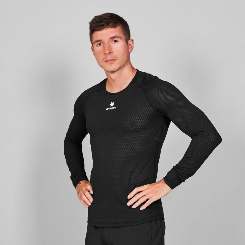 Mesh Base Layer Long Sleeve LONG SLEEVES XMRBL32c901 901 BLACK 1