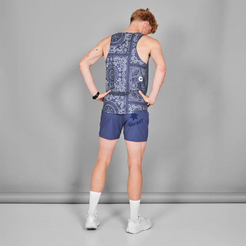 Paisley Combat Singlet SINGLETS MMRSI02c1020 1020 BLUE PAISLEY AOP 1