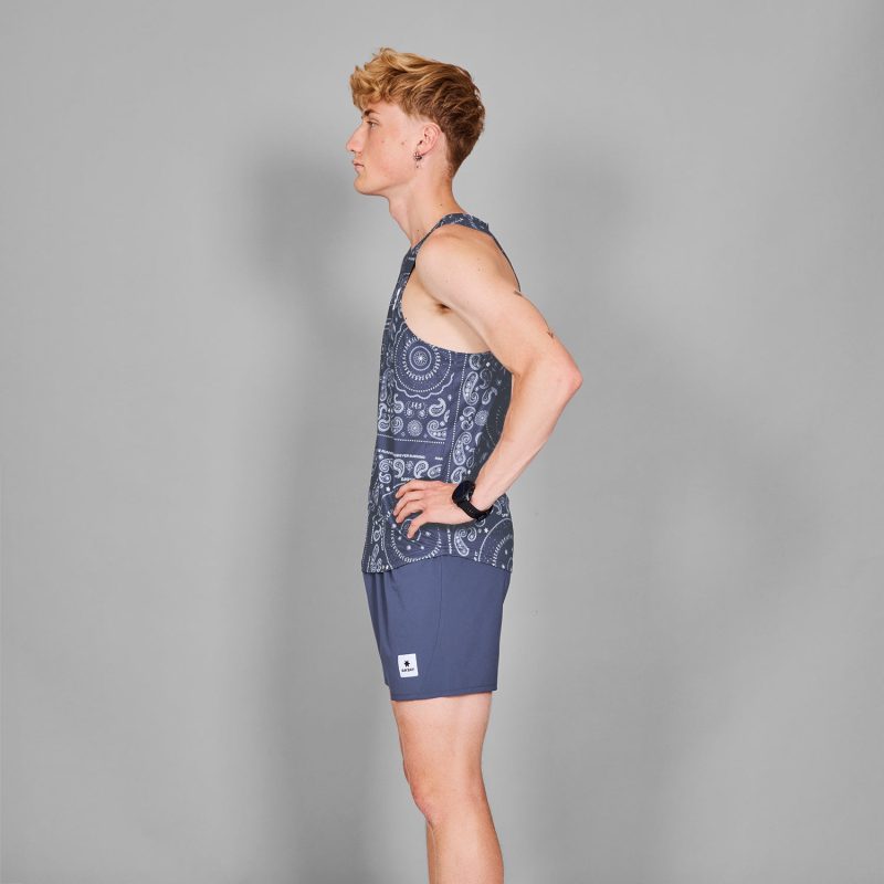 Paisley Combat Singlet SINGLETS MMRSI02c1020 1020 BLUE PAISLEY AOP 2