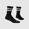 SAYSKY Reflective High Merino Socks 600 SOCKS BLACK