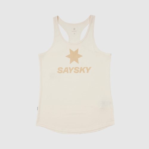 SAYSKY Logo Motion Singlet SINGLETS 102 - WHITE